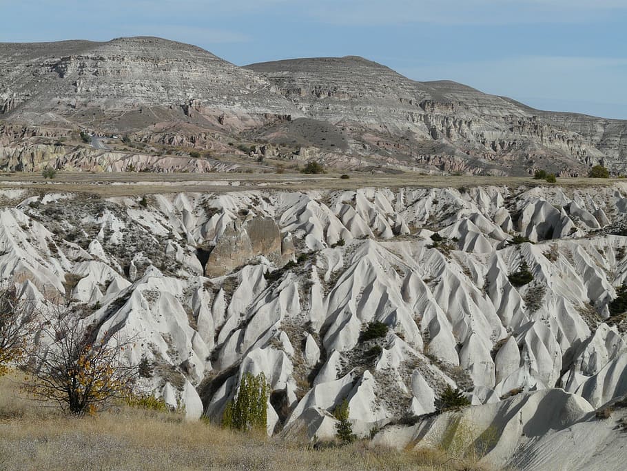 Taurus Mountains, Cappadocia, Landscape, basalt, erosion, nature HD wallpaper
