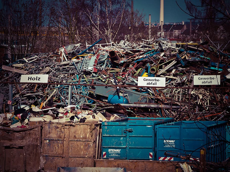 Scrap, Trade, Garbage, scrap trade, recycling, metal, junkyard, HD wallpaper