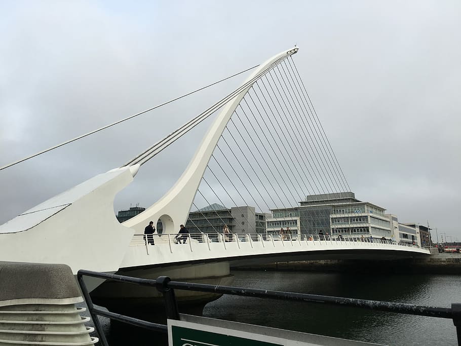 Bridge, Drawbridge, Landmark, Icon, dublin, city, transportation HD wallpaper