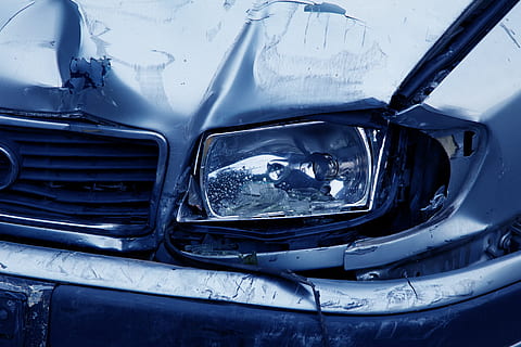 close up photo of crack auto headlight, headlamp, accident HD wallpaper