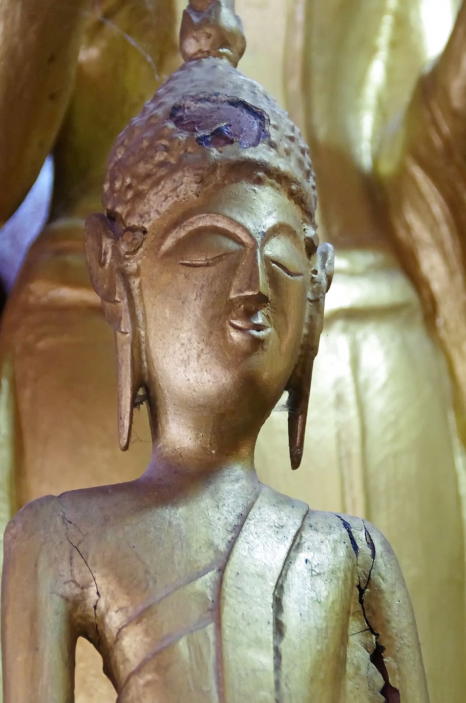 laos, luang prabang, temple, buddha, doré, smile, religion