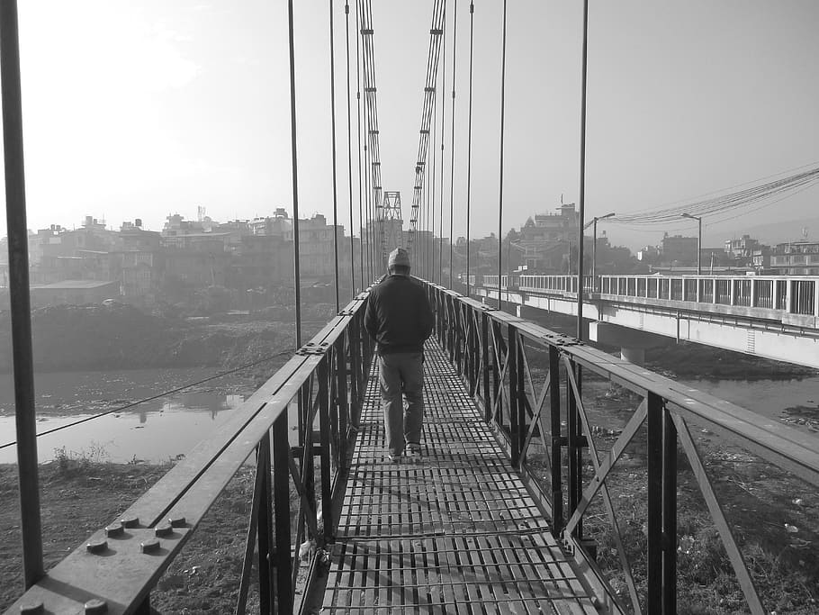 bridge, path, way, transportation, architecture, connection HD wallpaper