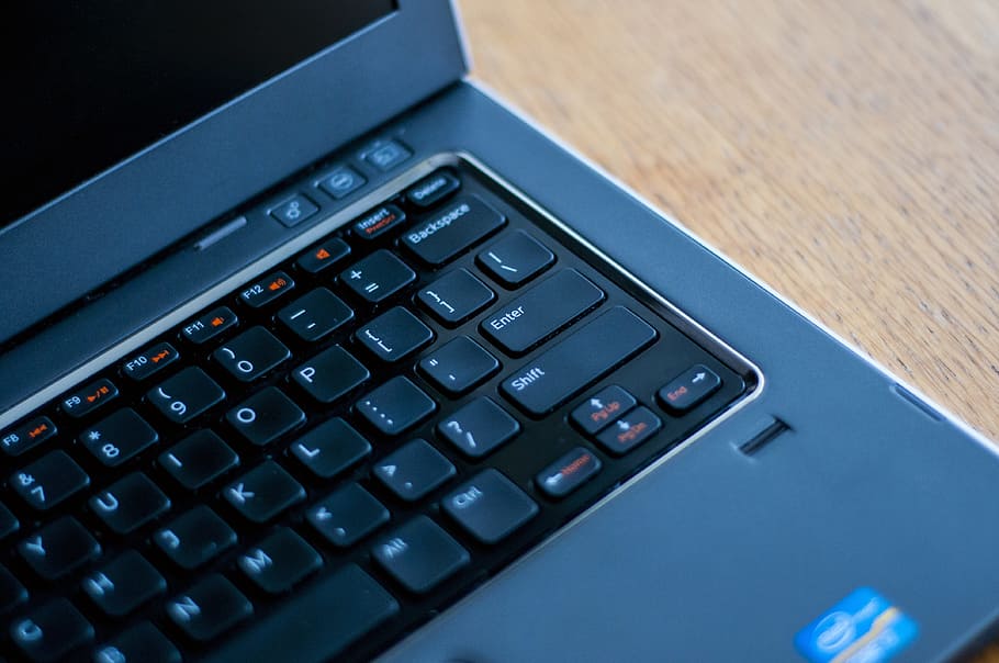 laptop, computer, business, technology, keyboard, office, desk HD wallpaper