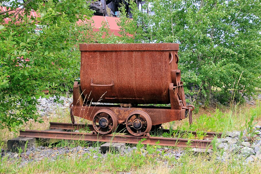 Iron, Wagon, Coal, Carbon, iron wagon, coal wagon, transport, HD wallpaper