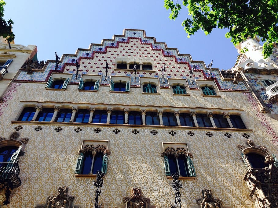 barcelona, architecture, spain, building exterior, built structure HD wallpaper