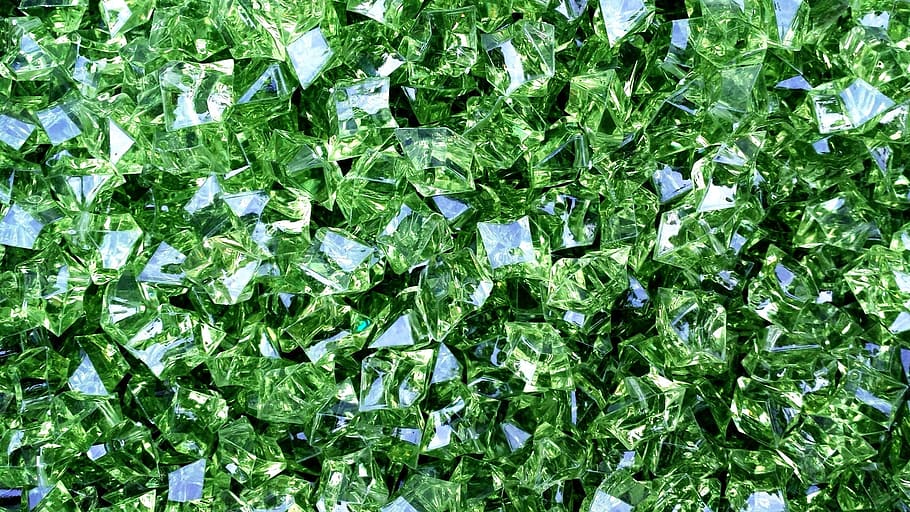 diamonds, green, design, color, shape, pattern, decoration, texture, HD wallpaper