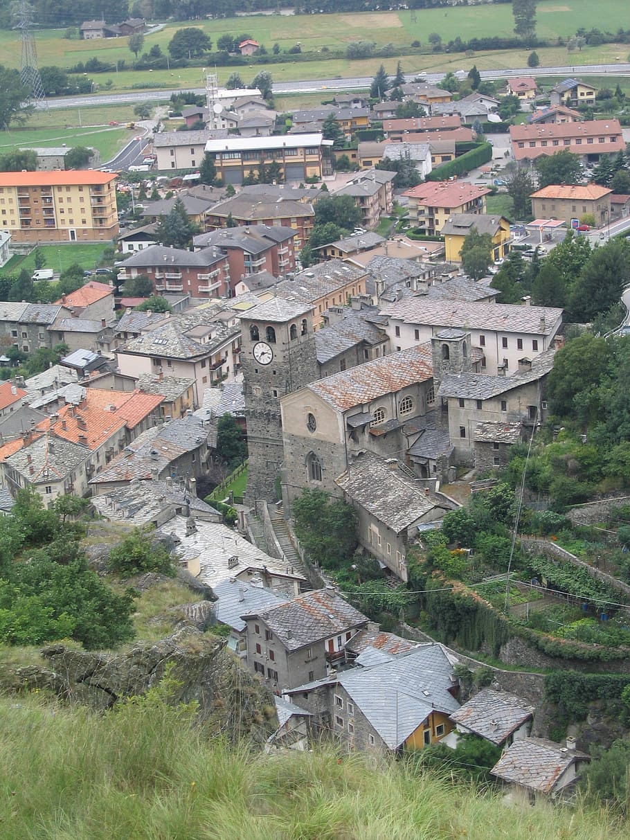 castle, val d'aosta, castles, view, architecture, building exterior HD wallpaper