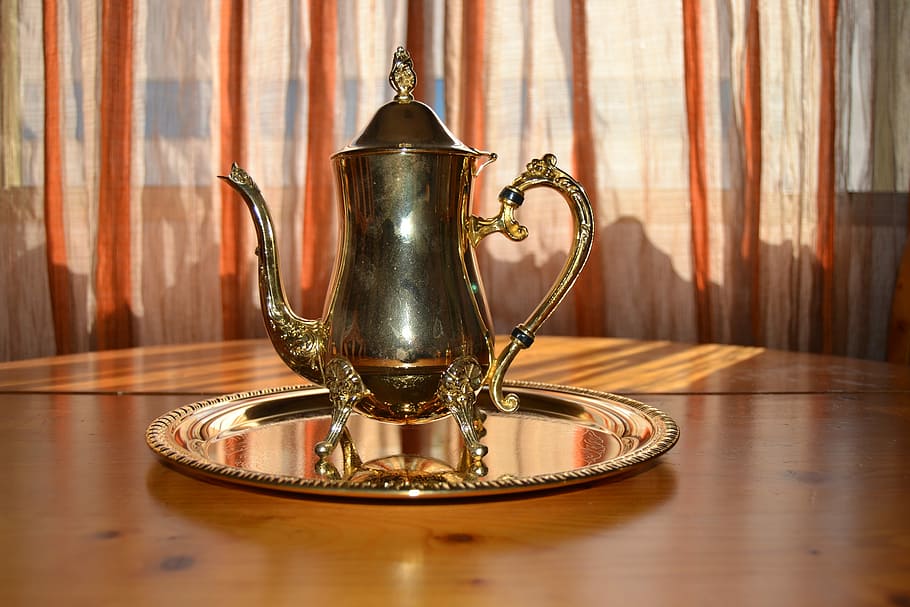Coffee, Relax, Tea Party, East, gold, indoors, old-fashioned HD wallpaper