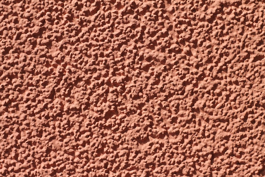 Plaster, Building Material, house plastering, red, orange, structured HD wallpaper