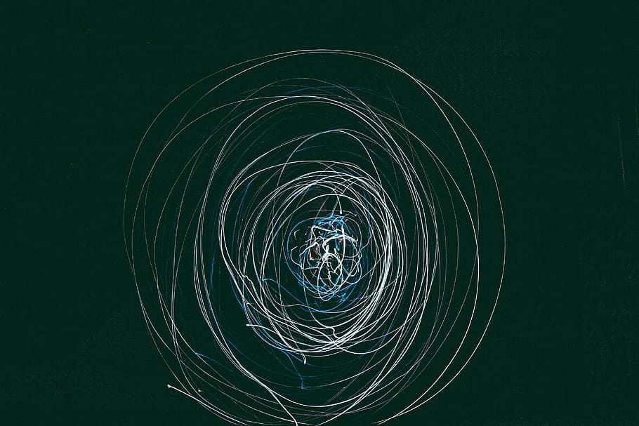 photo of steel wool against black background, Tunnel., pattern HD wallpaper
