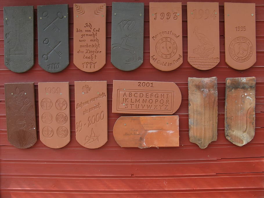 brick, tile, year brick, wall, red, construction material, old HD wallpaper