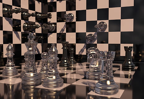 chess, chess board, play, strategy, art, chess pieces, figure HD wallpaper
