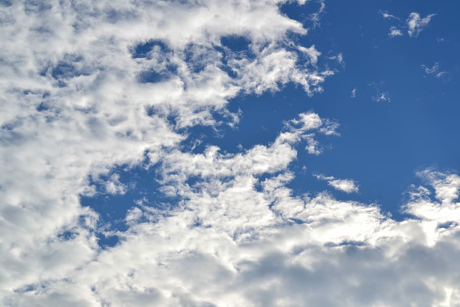 Heaven, Clouds, Sky, Blue, Weather, backgrounds, cloudscape HD wallpaper