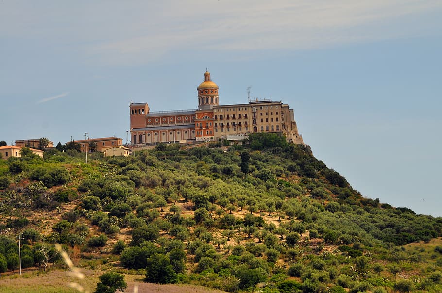 tindari, sicily, monastery, architecture, famous Place, history HD wallpaper