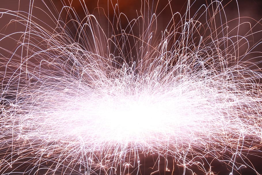 Fireworks, Light, Night, Holiday, celebration, christmas, party HD wallpaper