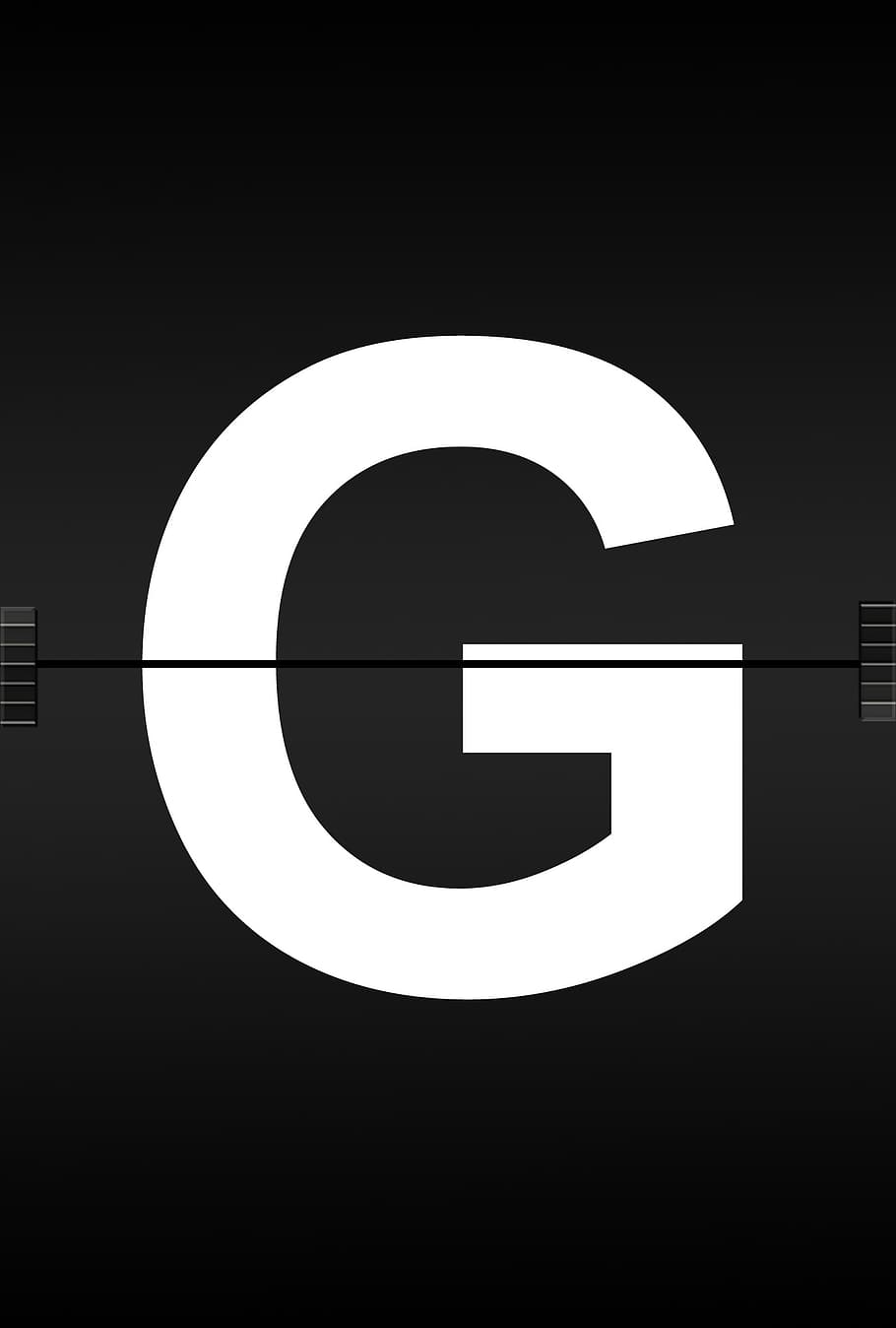 G logo, letters, abc, alphabet, journal font, airport, scoreboard, HD wallpaper
