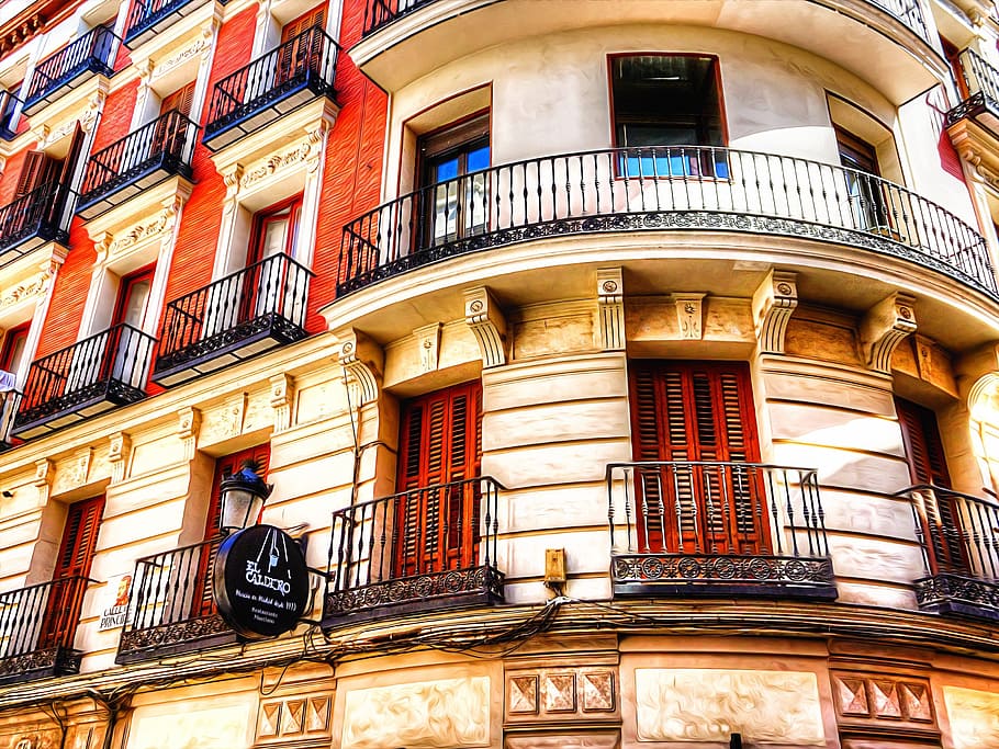 white building during daytime, architecture, construction, old HD wallpaper