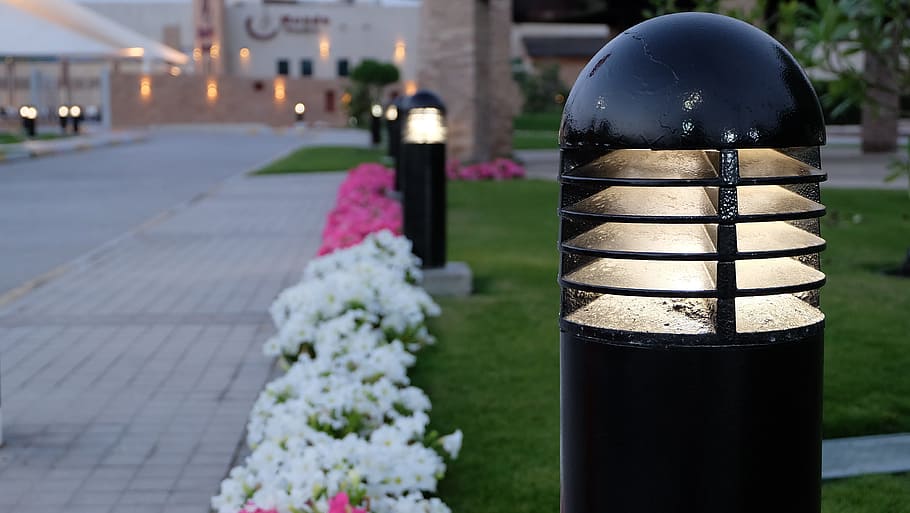 lights, pole, street, lamp posts, street lamp, illumination HD wallpaper
