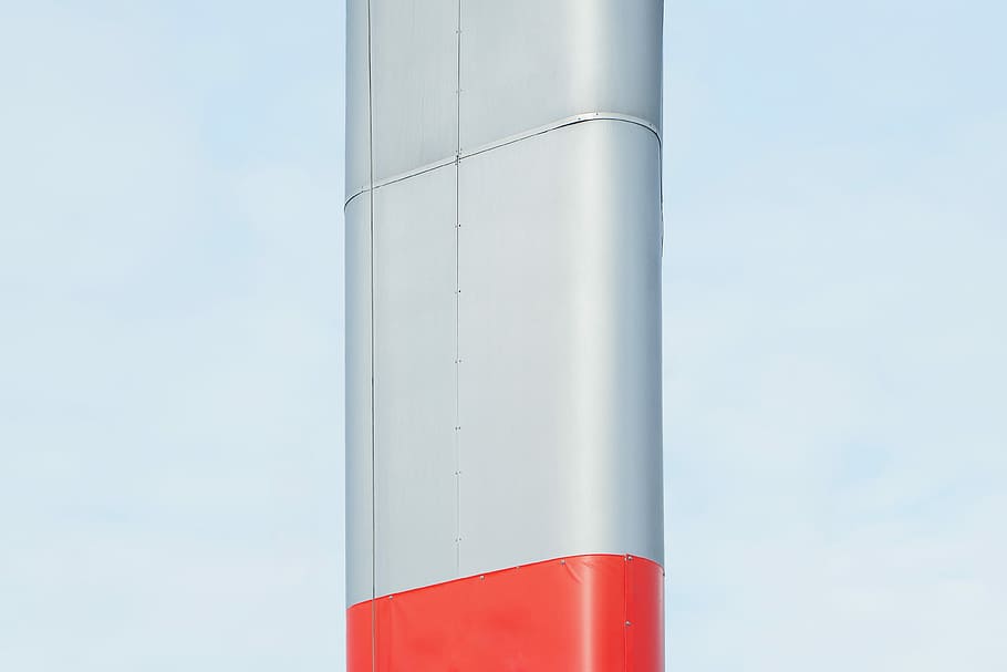 photo of gray painted building, abstract, red, clean, minimal HD wallpaper