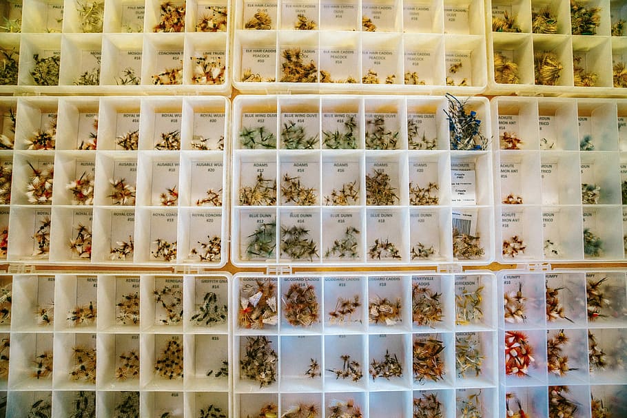 assorted-color collection inside organizers, assorted-color accessory lot HD wallpaper
