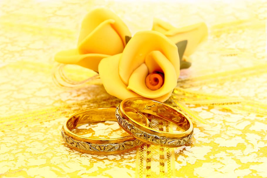 HD wallpaper: pair of gold-colored wedding ring set, Memory, Silver Wedding  | Wallpaper Flare