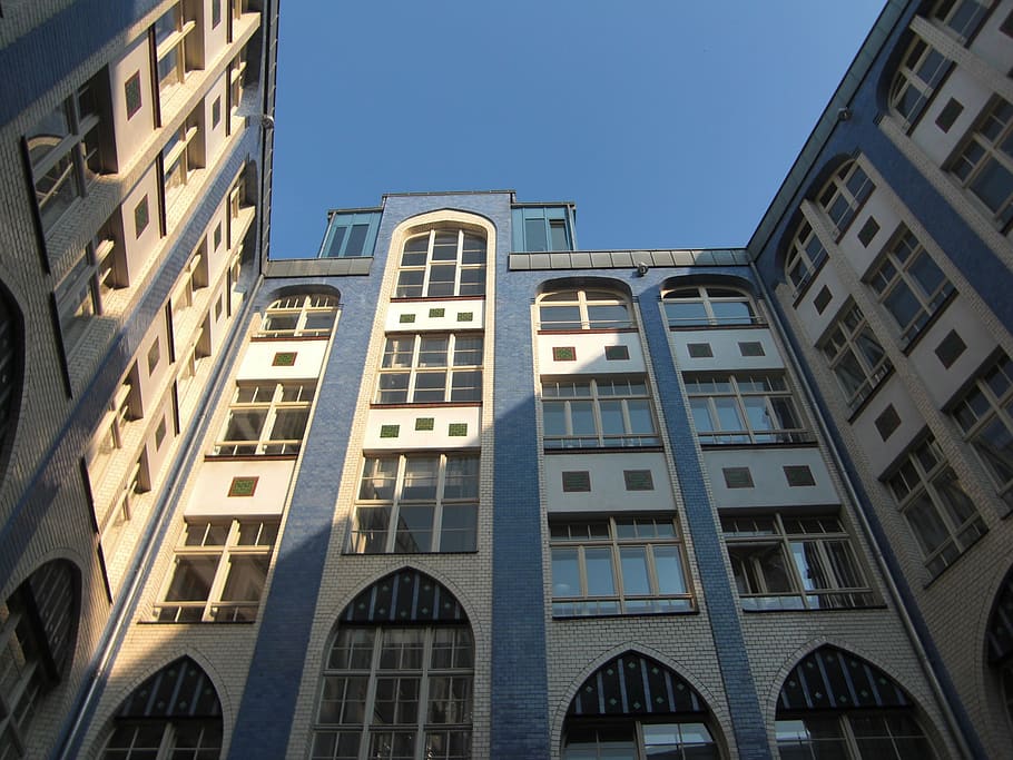 hackesche höfe, berlin, facade, building, historically, architecture HD wallpaper