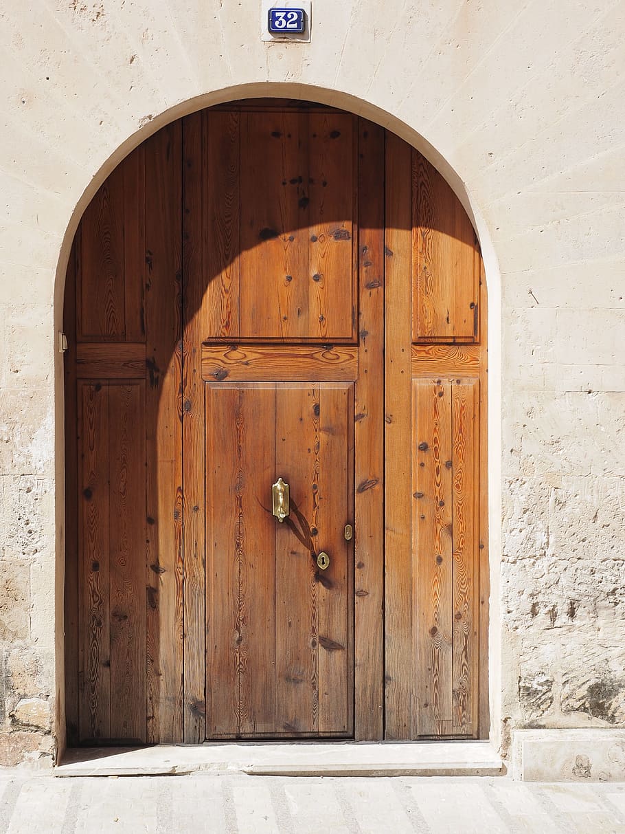 input, door, goal, gate, old door, house entrance, wood, portal HD wallpaper