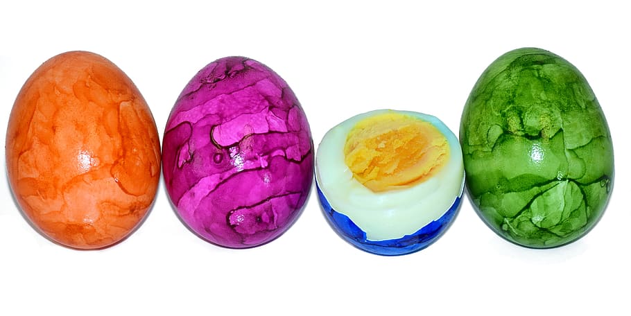 food, background, easter egg, egg yolk, protein, colorful, colored HD wallpaper
