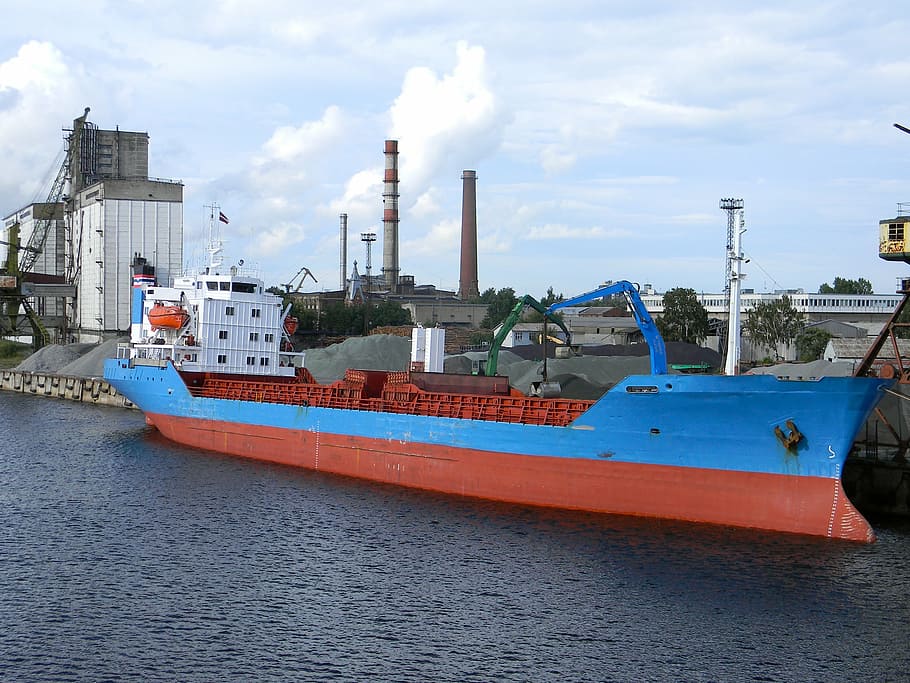 dock, port, logistics, container, container ship, load, pier HD wallpaper