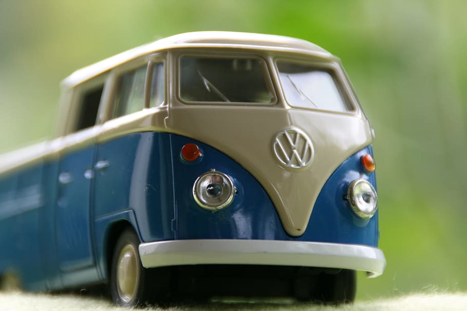 Model Car, Vw Bus, Volkswagen, camper, camping bus, vokswagen, HD wallpaper