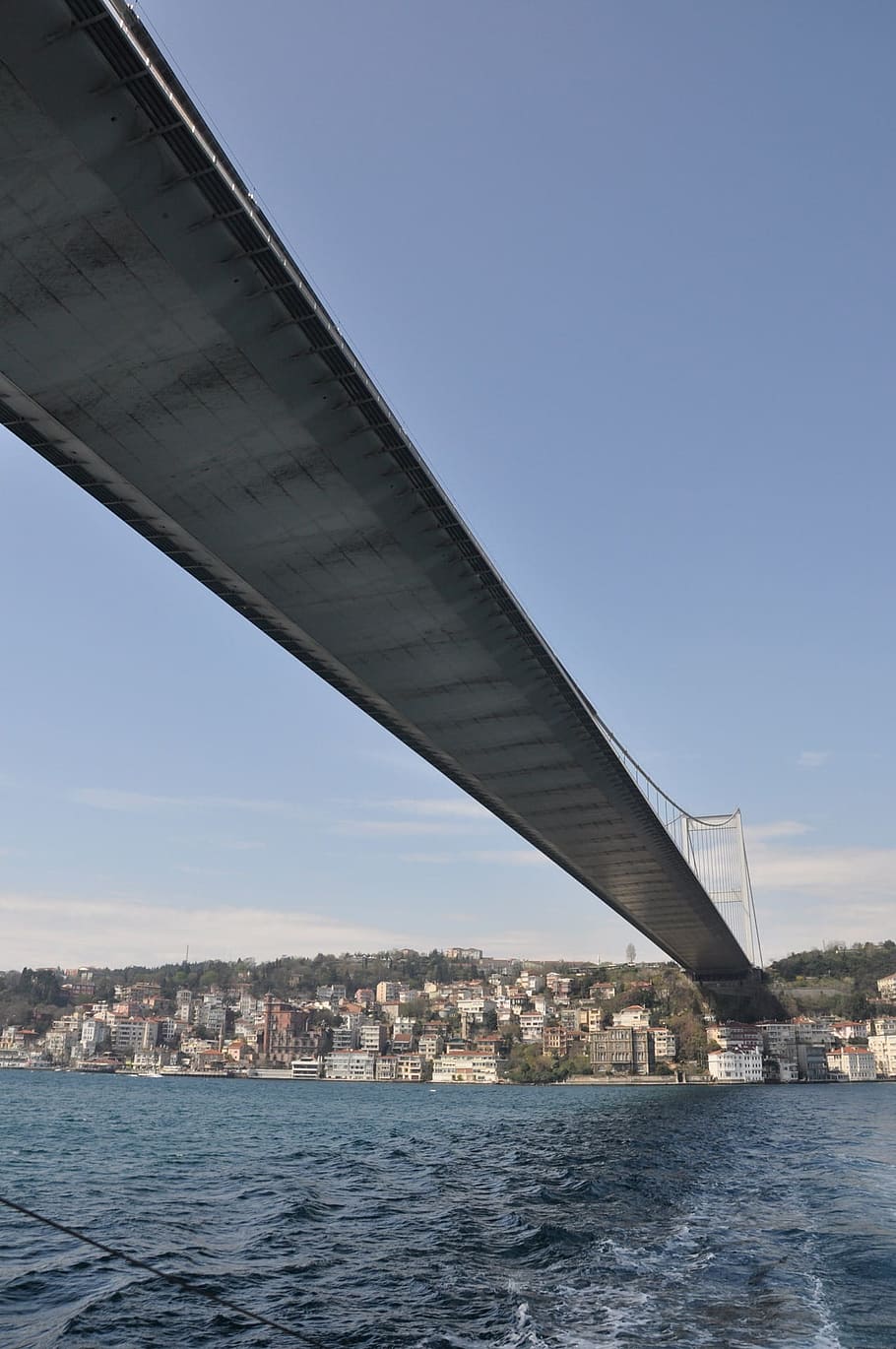 Bridge, River, Pass-Over, Landmark, urban, view, golden horn HD wallpaper