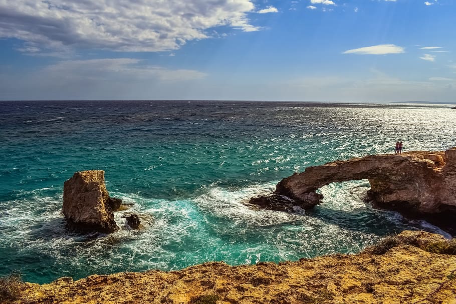 Cyprus, Ayia Napa, Lover, Bridge, View, lover's bridge, panoramic