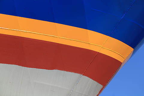 morocco, agadir, ship, bow, paint, colorful, repair, shipyard HD wallpaper