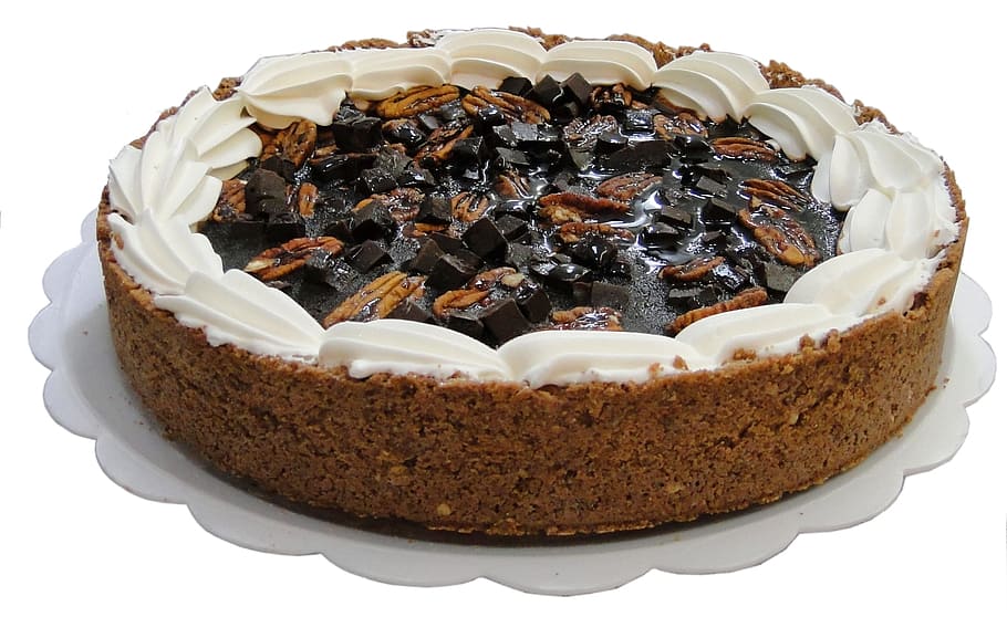 round black and white icing cake, Candy, Chocolat, Baking, Dessert HD wallpaper