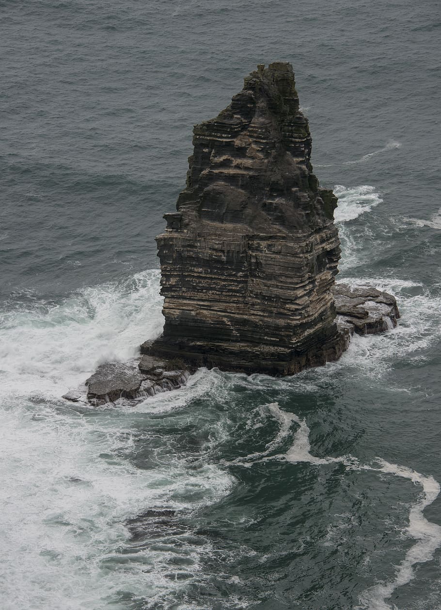 cliffs of moher, ireland, nature, sea, water, motion, beauty in nature
