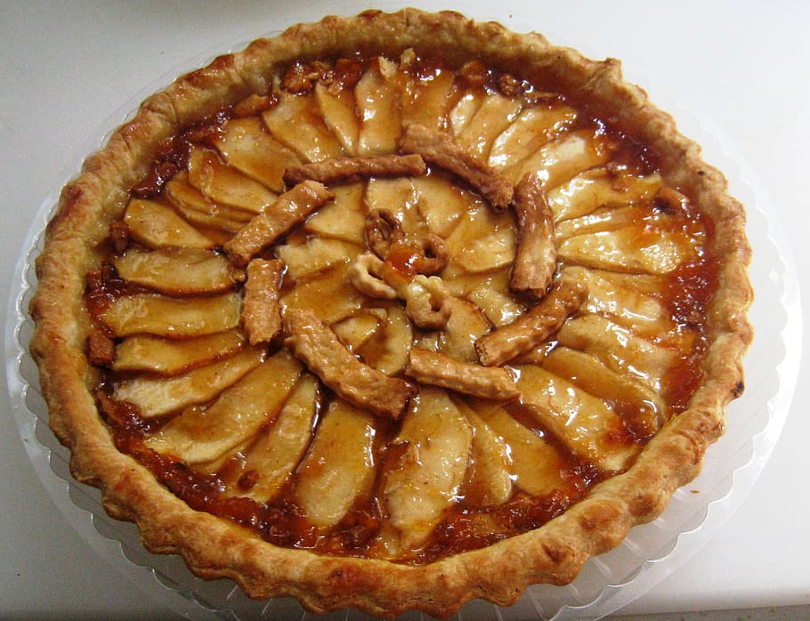 apple pie, piecrust, pastry, food and drink, sweet food, dessert HD wallpaper