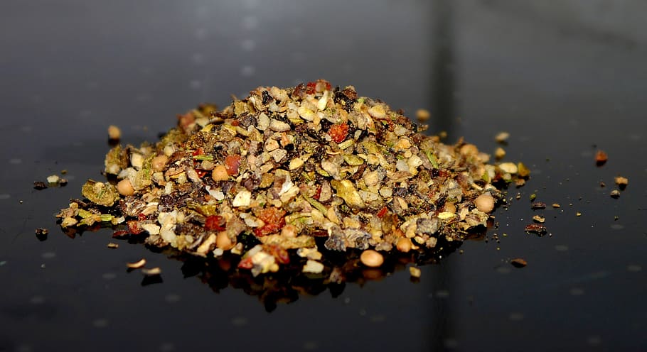 pepper, colorful, spices, spice mix, steak, aroma, food and drink, HD wallpaper