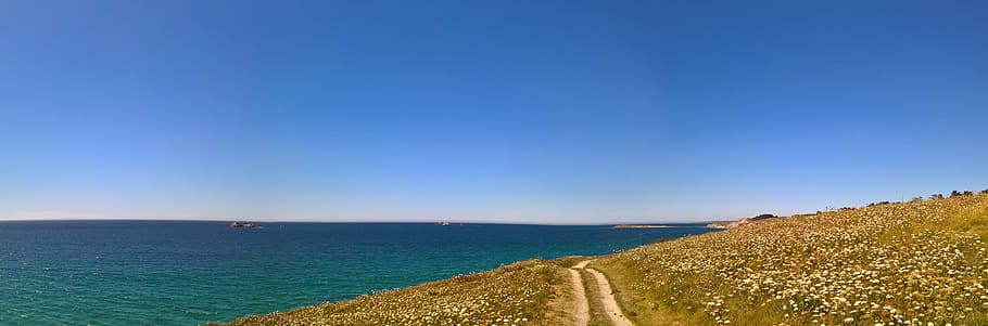 Beach, Brittany, Sea, Ocean, side, atlantic ocean, landscape HD wallpaper
