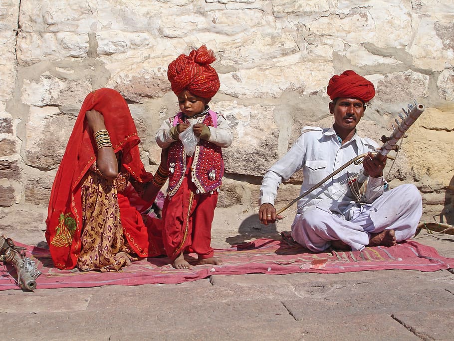 HD wallpaper: India, Jodhpur, Family, Music, street music, child, kerchief - Wallpaper Flare