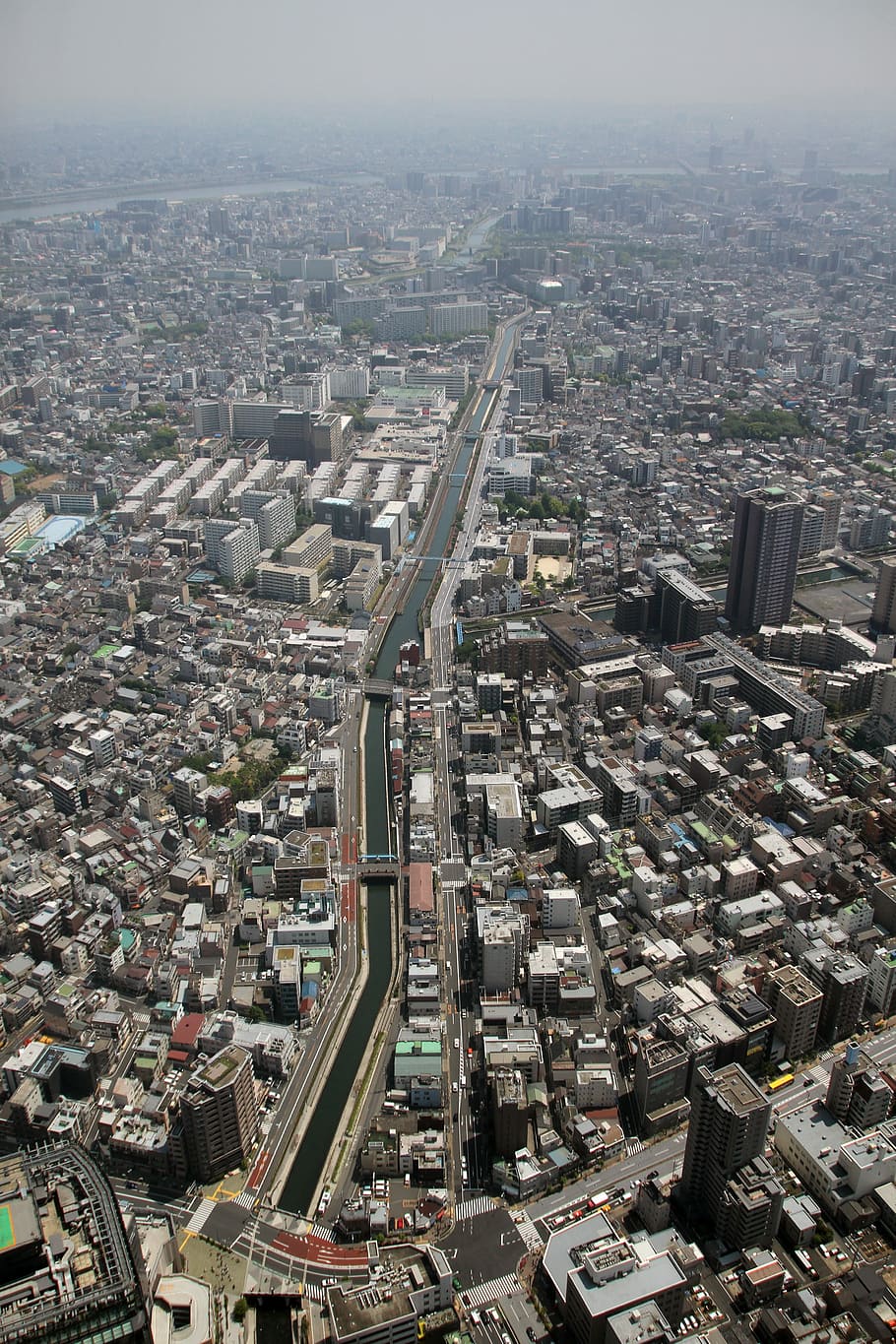 view, tokyo, japan, tower, skytree, landmark, urban, downtown HD wallpaper
