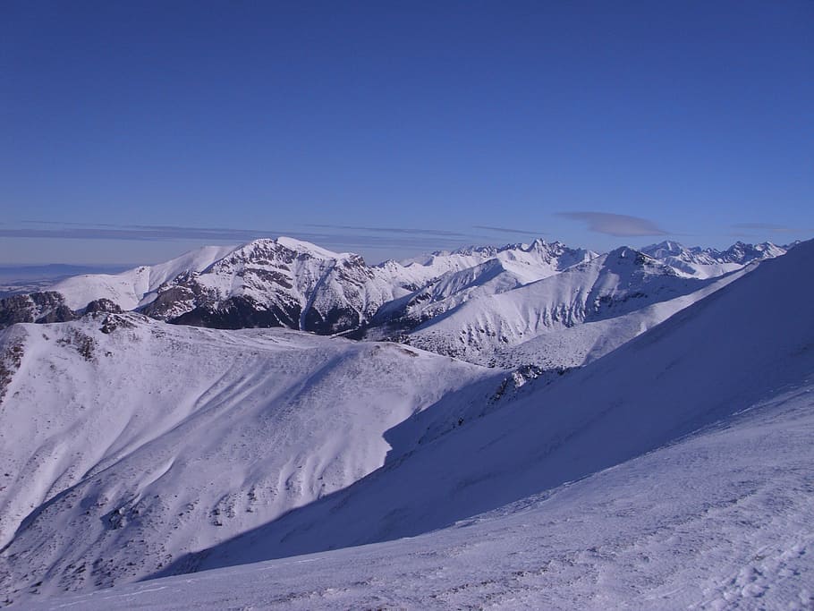 View, Mountains, Western Tatras, Tatry, top view, landscape HD wallpaper