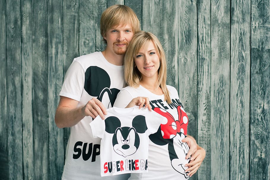 mickey mouse pregnant shirt