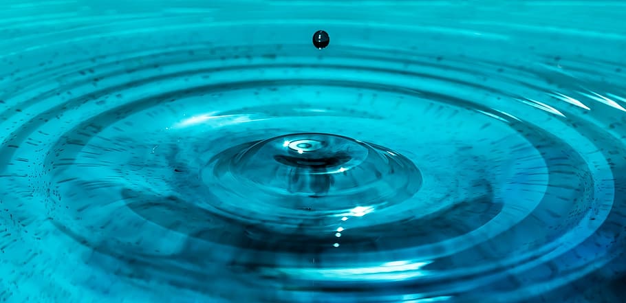 water, drop of water, clean, drop, clear, close-up, liquid, ripple HD wallpaper