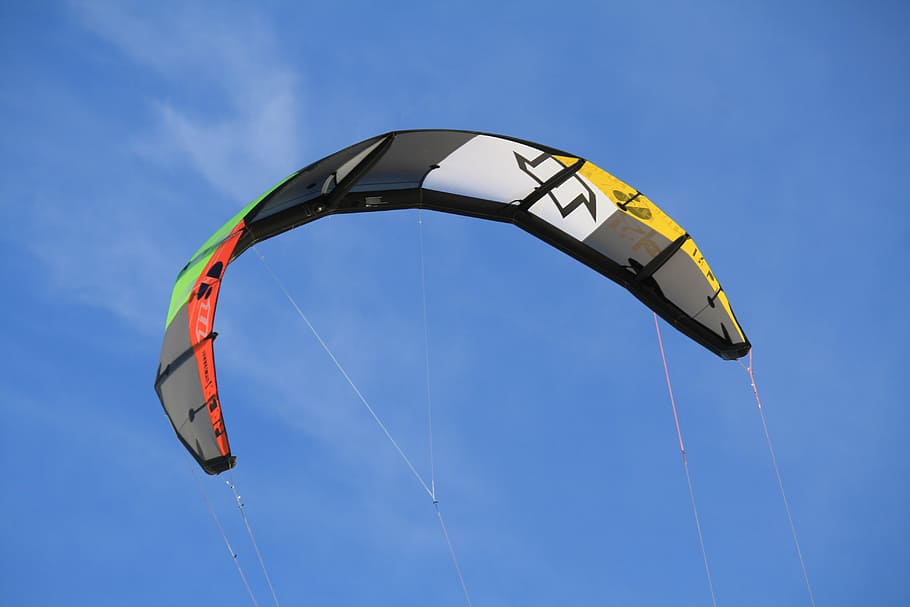 kite, kiting, screen, fly, colorful, water sports, sky, hobby HD wallpaper