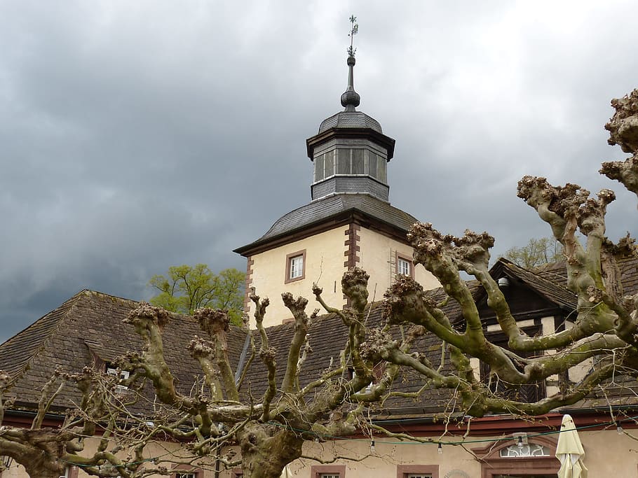corvey, monastery, historically, romanesque, lower saxony, unesco world heritage site HD wallpaper