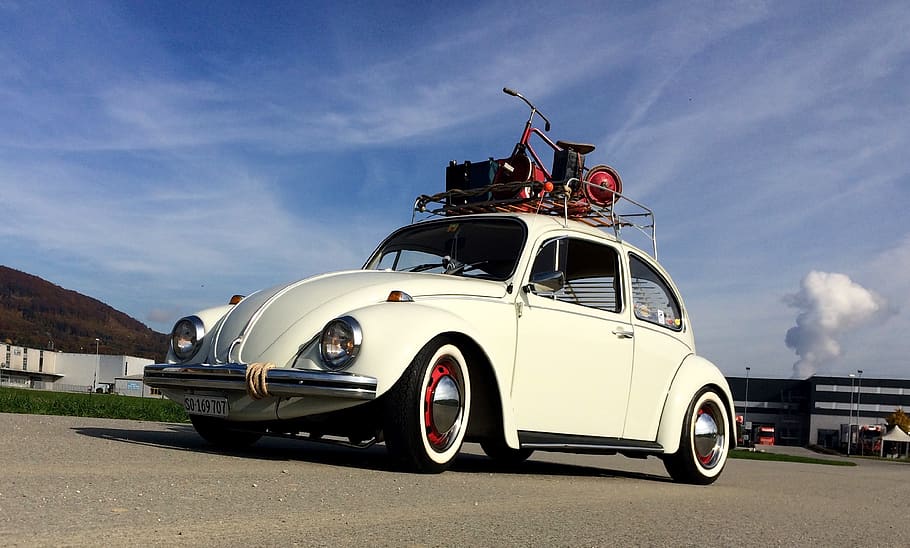 vw, beetle, volkswagen, auto, old, oldtimer, automotive, classic HD wallpaper