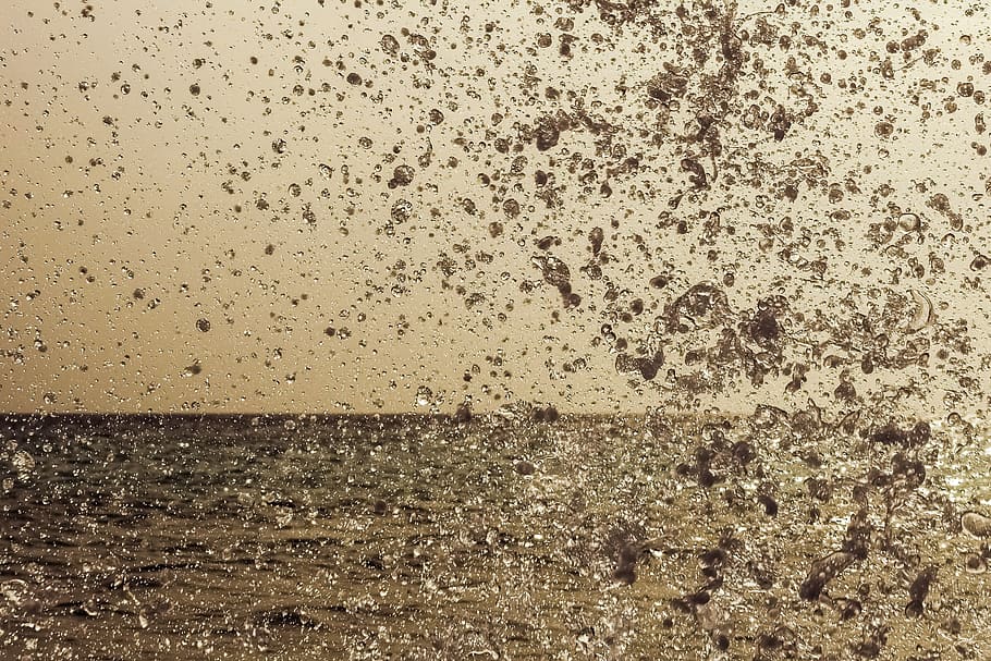 Splash, Spray, Water, Drops, Liquid, splashing, motion, transparent HD wallpaper