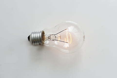 clear halogen bulb, close up, glowing, light, bright, electric HD wallpaper