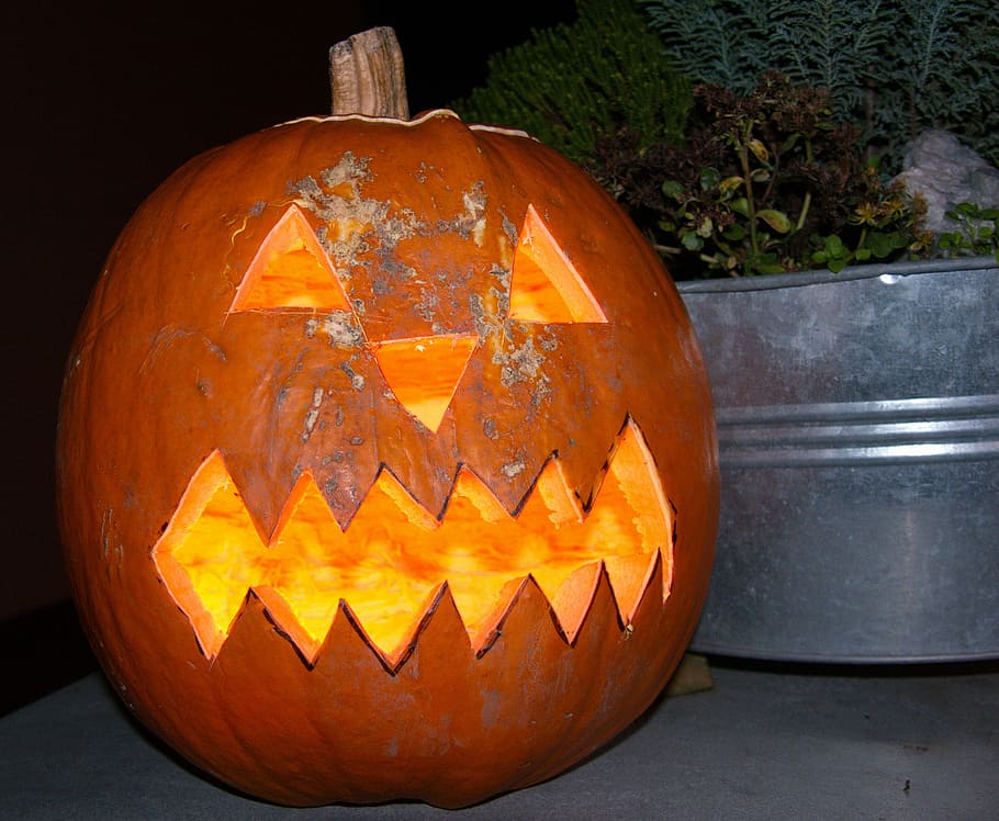 Halloween, Pumpkin, Faces, jack o' lantern, anthropomorphic face HD wallpaper