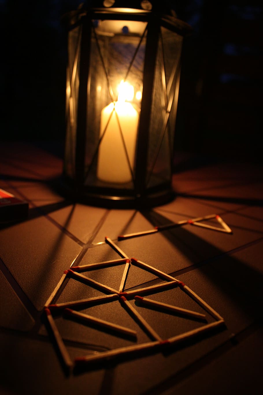 candle, dark, matches, night, lighting Equipment, illuminated HD wallpaper